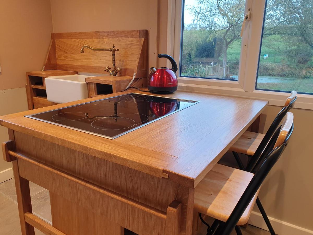فندق Riverside Cabin At Pen-Y-Bont Mill أوسويستري المظهر الخارجي الصورة